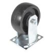 Caster, 5X2 Glass Filled Nylon Light Duty, Rigid