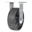 Caster, 6X2 Glass Filled Nylon Light Duty, Rigid