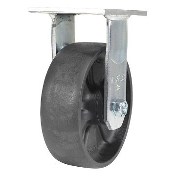 Caster, 6X2 Glass Filled Nylon Light Duty, Rigid, P/N: CST-HLD-6X2GFN-R Caster, 6X2 Glass Filled Nylon Light Duty, Rigid