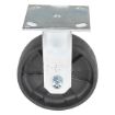 Caster, 6X2 Glass Filled Nylon Light Duty, Rigid