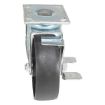 Caster, 6X2 Glass Filled Nylon Light Duty,Swb