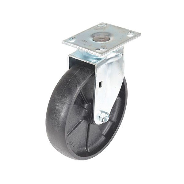 Caster, 8X2 Glass Filled Nylon Light Duty, Swivel