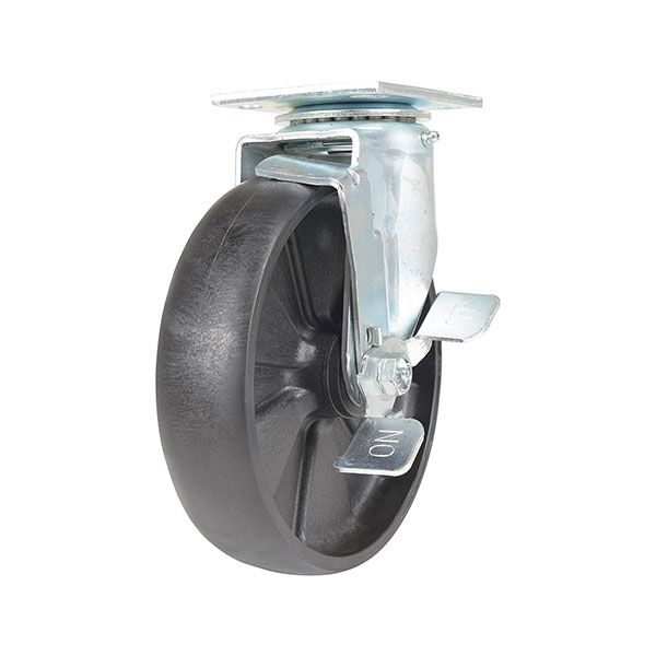 Caster, 8X2 Glass Filled Nylon Light Duty,Swb
