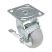 Caster, 4X2 Polyolefin Swivel W/ Brake