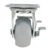 Caster, 4X2 Polyolefin Swivel W/ Brake