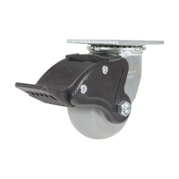 Caster, 4X2 Polyolefin Swivel W/ Total Brake