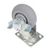 Caster, 5X2 Polyolefin Swivel W/ Brake