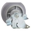 Caster, 6X2 Polyolefin Swivel W/ Brake