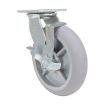 Caster, 8X2 Polyolefin Swivel W/ Brake