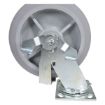 Caster, 8X2 Polyolefin Swivel W/ Brake