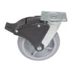 Caster, 8X2 Polyolefin Swivel W/ Total Brake