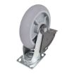 Caster, 8X2 Polyolefin Swivel W/ Total Brake