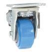4X2 Polyurethane Swivel Caster W/Total Brake