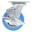 5X2 Polyurethane Swivel Caster W/Brake