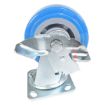 5X2 Polyurethane Swivel Caster W/Brake