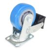 5X2 Polyurethane Swivel Caster W/Total Brake