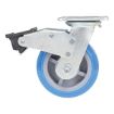 6X2 Polyurethane Swivel Caster W/Total Brake