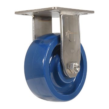 Caster, 5X2 Solid Polyurethane (Spu) Rigid, P/N: CST-F-SS-5X2SP-R Caster, 5X2 Solid Polyurethane (Spu) Rigid