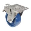 Caster, 5X2 Solid Polyurethane (Spu)Swivel W/Total Brake