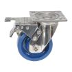 Caster, 5X2 Solid Polyurethane (Spu)Swivel W/Total Brake
