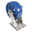Caster, 6X2 Solid Polyurethane (Spu) Swivel W/Brake
