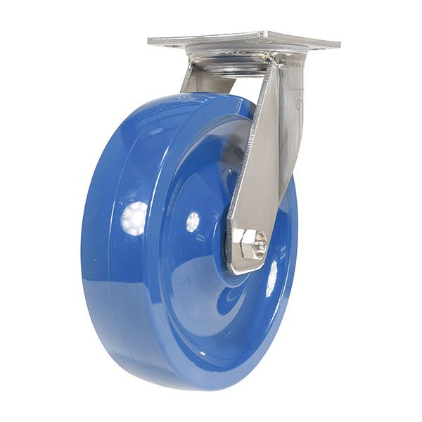 Caster, 8X2 Solid Polyurethane (Spu) Swivel