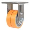 4X2 Polyurethane Sirius Dual Rigid Caster