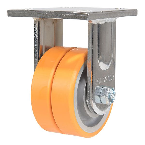 4X2 Polyurethane Sirius Dual Rigid Caster