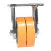 4X2 Polyurethane Sirius Dual Rigid Caster