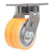 4X2 Polyurethane Sirius Dual Swivel Caster