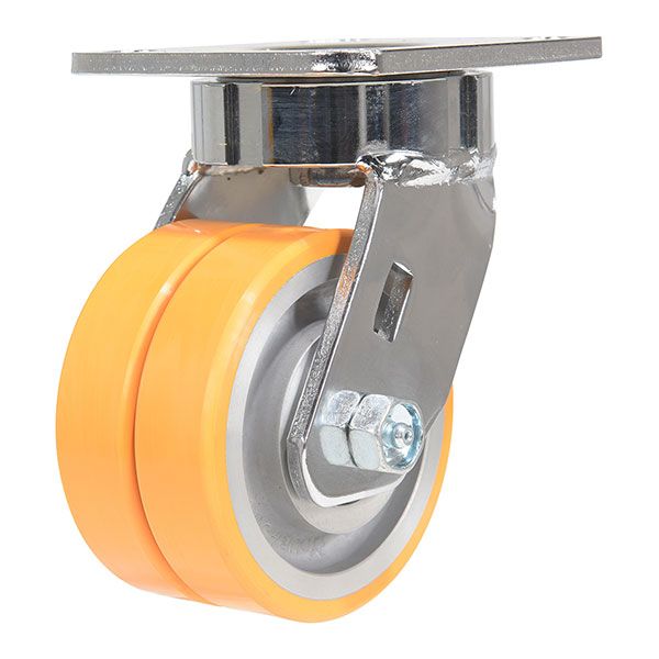 4X2 Polyurethane Sirius Dual Swivel Caster