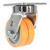 4X2 Polyurethane Sirius Dual Swivel Caster