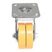 4X2 Polyurethane Sirius Dual Swivel Caster