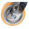 4X2 Polyurethane Sirius Dual Swivel Caster