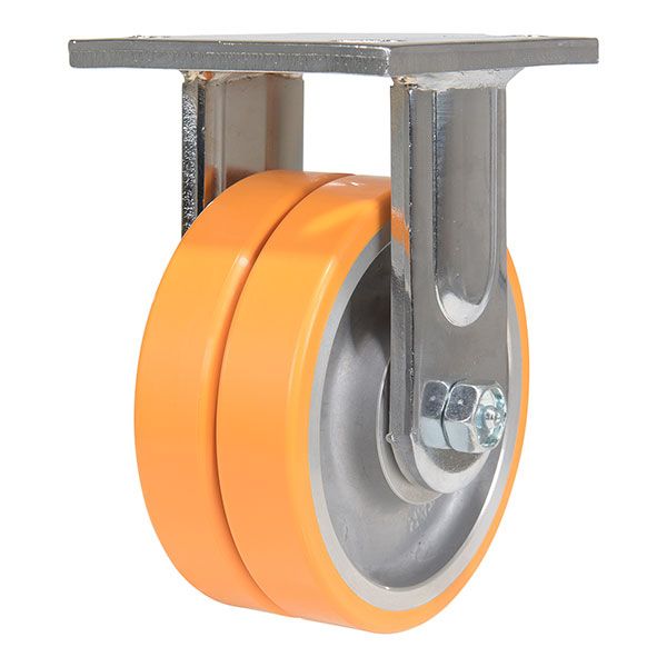 5X2 Polyurethane Sirius Dual Rigid Caster