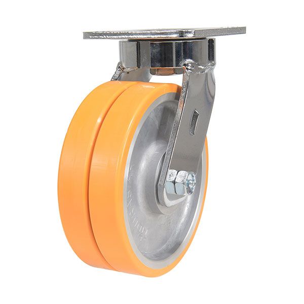 6X2 Polyurethane Sirius Dual Swivel Caster