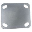 4X2 Rubber Rigid Caster