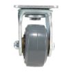 4X2 Rubber Swivel Caster