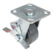 4X2 Rubber Swivel Caster W/Brake