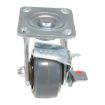 4X2 Rubber Swivel Caster W/Brake