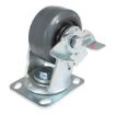 4X2 Rubber Swivel Caster W/Brake