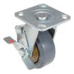 5X2 Rubber Swivel Caster W/Brake