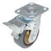 5X2 Rubber Swivel Caster W/Total Brake