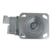 5X2 Rubber Swivel Caster W/Total Brake