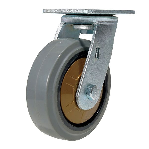 6X2 Rubber Swivel Caster
