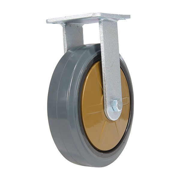 8X2 Rubber Rigid Caster
