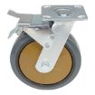8X2 Rubber Swivel Caster W/Total Brake