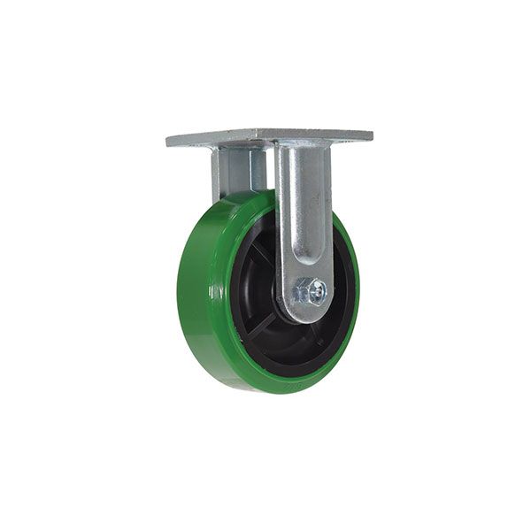 Caster, 6 X 2 High-Tech Non-Marking Polyurethane, Rigid