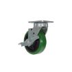 Caster, 6 X 2 High-Tech Non-Marking Polyurethane, Swiv W/Brk