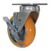 Caster, 6 X 2 Premium Heavy Duty Polyurethane, Swiv W/Brk